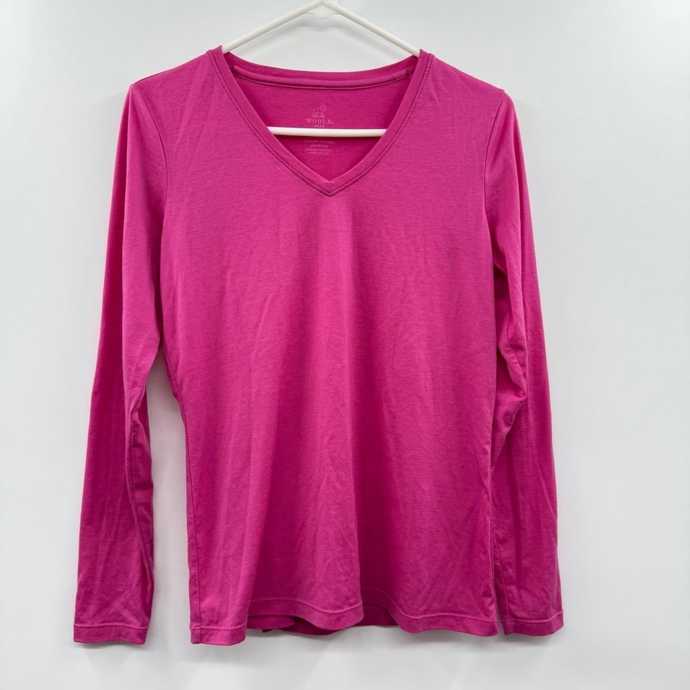 Women's Woolx Millie long sleeve pink small